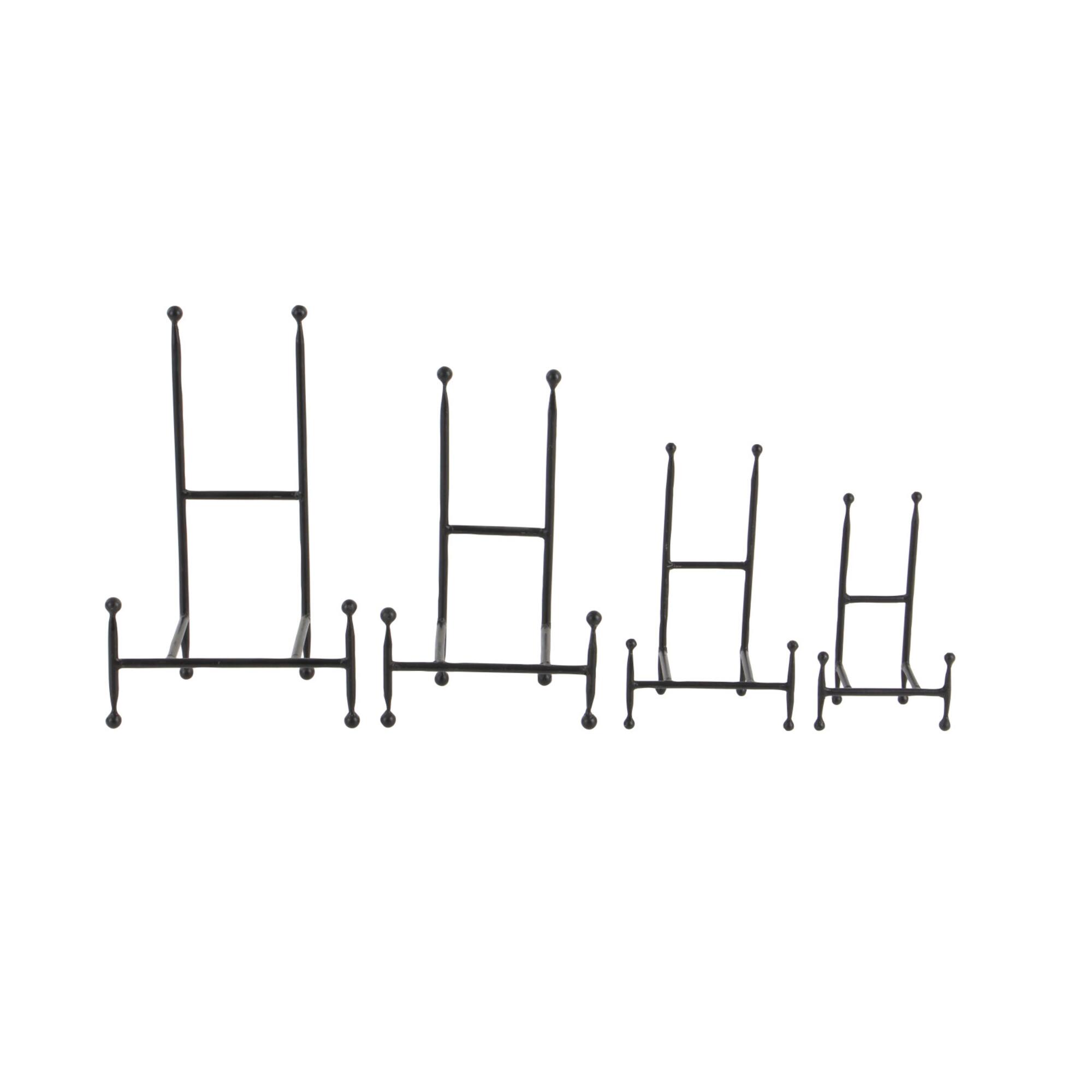 Black Metal Modern Easel Set